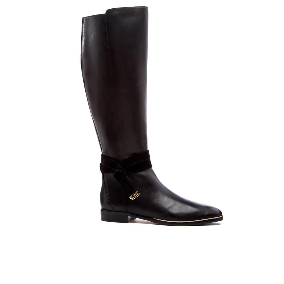 Ted Baker Women's Enjaku Leather Knee High Boots - Black Image 1