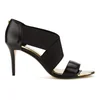 Ted Baker Women's Leniya Leather Elastic Strap Heeled Sandals - Black - Image 1