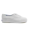 Keds Women's Triple Leather Trainers - White - Image 1