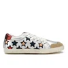 Ash Women's Majestic Star Print Low Top Trainers - Seta/Silver/Red - Image 1