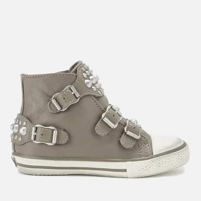 Ash Kids' Frog Leather Buckle Hi Top Trainers - Perkish