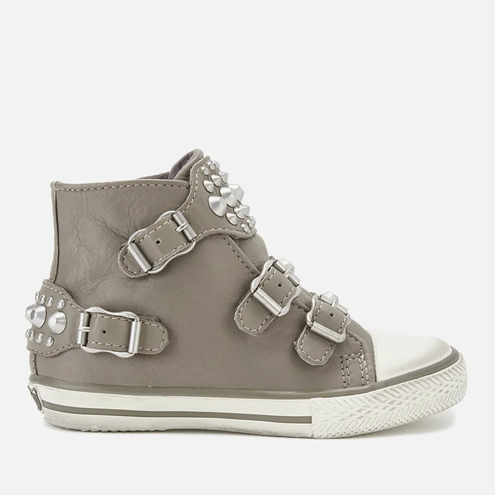 Ash Kids' Frog Leather Buckle Hi Top Trainers - Perkish Image 1