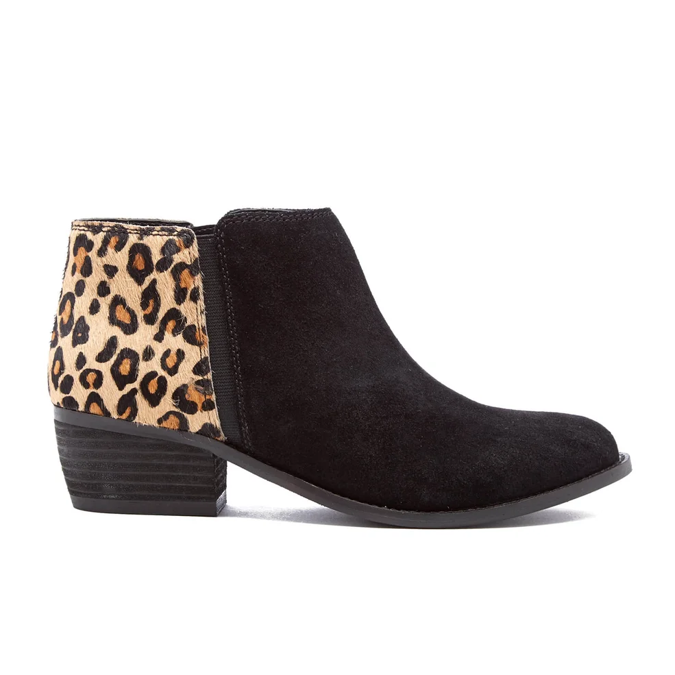 Dune Women's Penelope Suede Ankle Boots - Leopard Pony Image 1