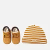 Timberland Babies' Crib Bootie with Hat Gift Set - Wheat - Image 1