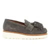 Grenson Women's Clara V Suede Tassle Loafers - Charcoal - Image 1