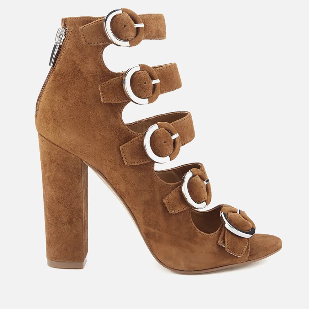 Kendall + Kylie Women's Evie Suede Strappy Heeled Sandals - Modern Cognac Image 1