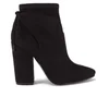 Kendall + Kylie Women's Zola Suede Heeled Ankle Boots - Black - Image 1