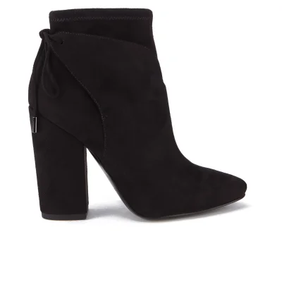 Kendall + Kylie Women's Zola Suede Heeled Ankle Boots - Black