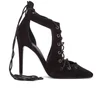 Kendall + Kylie Women's Angel Suede Lace Front Court Shoes - Black - Image 1