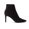 Kendall + Kylie Women's Liza Valeria Elastic Heeled Ankle Boots - Black - Image 1