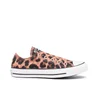 Converse Women's Chuck Taylor All Star Animal Print OX Trainers - Pink Blush/Black - Image 1