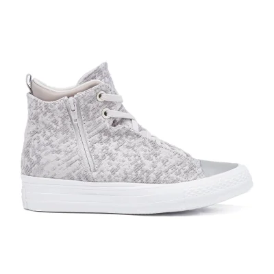 Converse Women's Chuck Taylor All Star Selene Wedged Boots - Mouse/Metallic Glacier