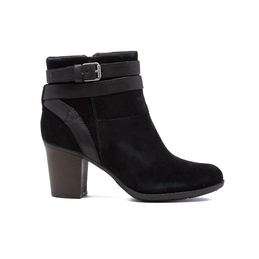 Clarks Women's Enfield River Heeled Ankle Boots - Black Image 1