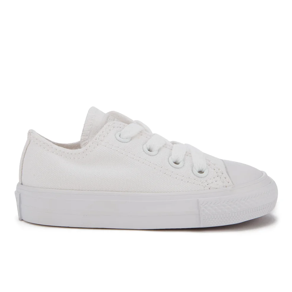 Converse Toddler Chuck Taylor All Star Ox Trainers - White Image 1