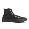 Converse Women's Chuck Taylor All Star Craft Leather Hi-Top Trainers - Black Monochrome - Image 1