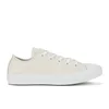 Converse Women's Chuck Taylor All Star Sting Ray Leather Ox Trainers - White/Black/White - Image 1