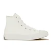 Converse Kids Chuck Taylor All Star II Tencel Canvas Hi-Top Trainers - White/White/Navy - Image 1