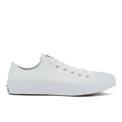 Converse Chuck Taylor All Star II Ox Trainers - White/White/Navy