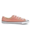 Converse Women's Chuck Taylor All Star Dainty Ox Trainers - Pink Blush/Black/White - Image 1