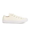 Converse Women's Chuck Taylor All Star Craft Leather Ox Trainers - White Monochrome - Image 1