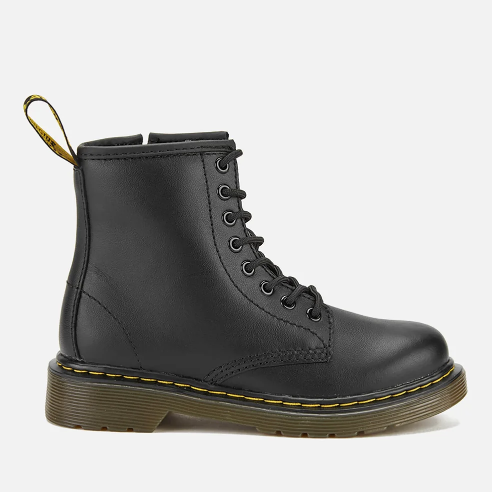 Dr. Martens Kids' 1460 Softy Leather Lace-Up Boots - Black Image 1