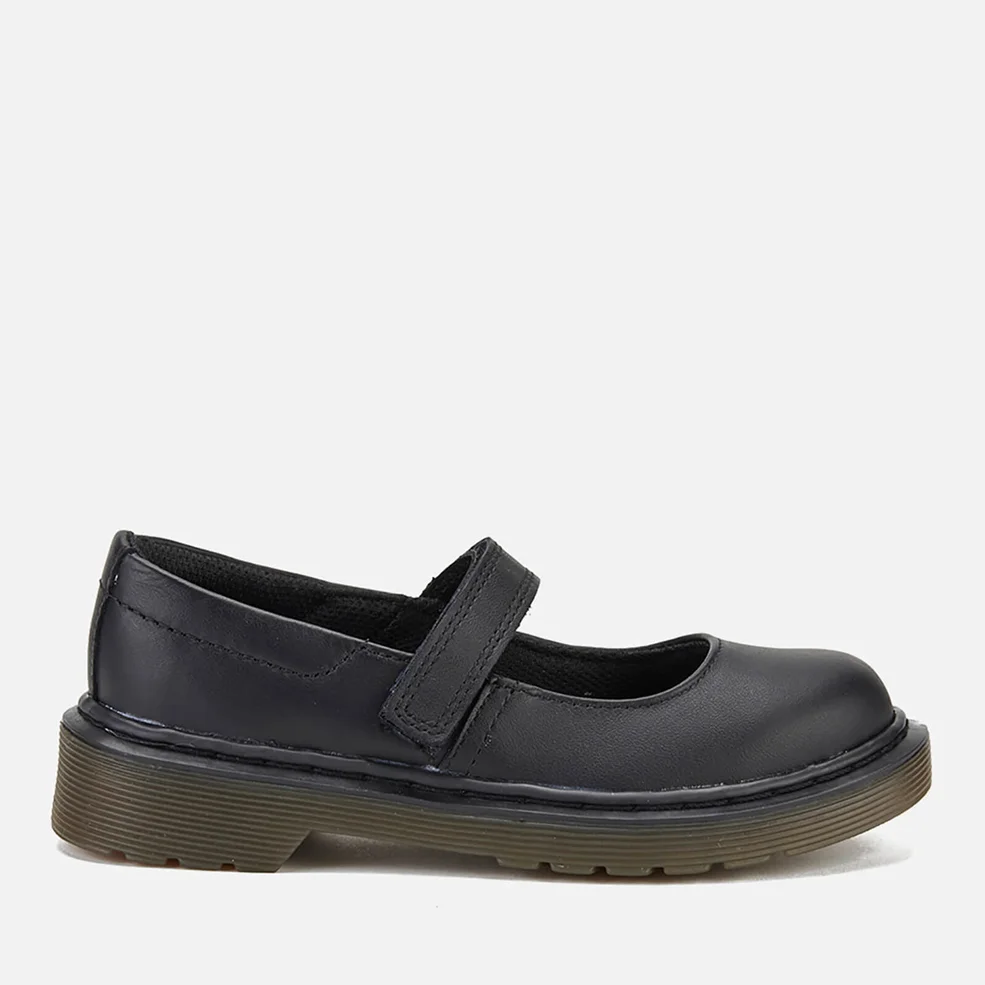Dr. Martens Kids' Maccy Leather Mary Jane Shoes - Black Image 1