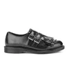 Dr. Martens Women's Ellaria Polished Smooth Double Strap Kiltie Monk Shoes - Black - Image 1