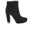MICHAEL MICHAEL KORS Women's Sabrina Suede Heeled Ankle Boots - Black - Image 1