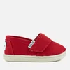 TOMS Toddlers' Seasonal Classics Slip-On Pumps - Red - Image 1