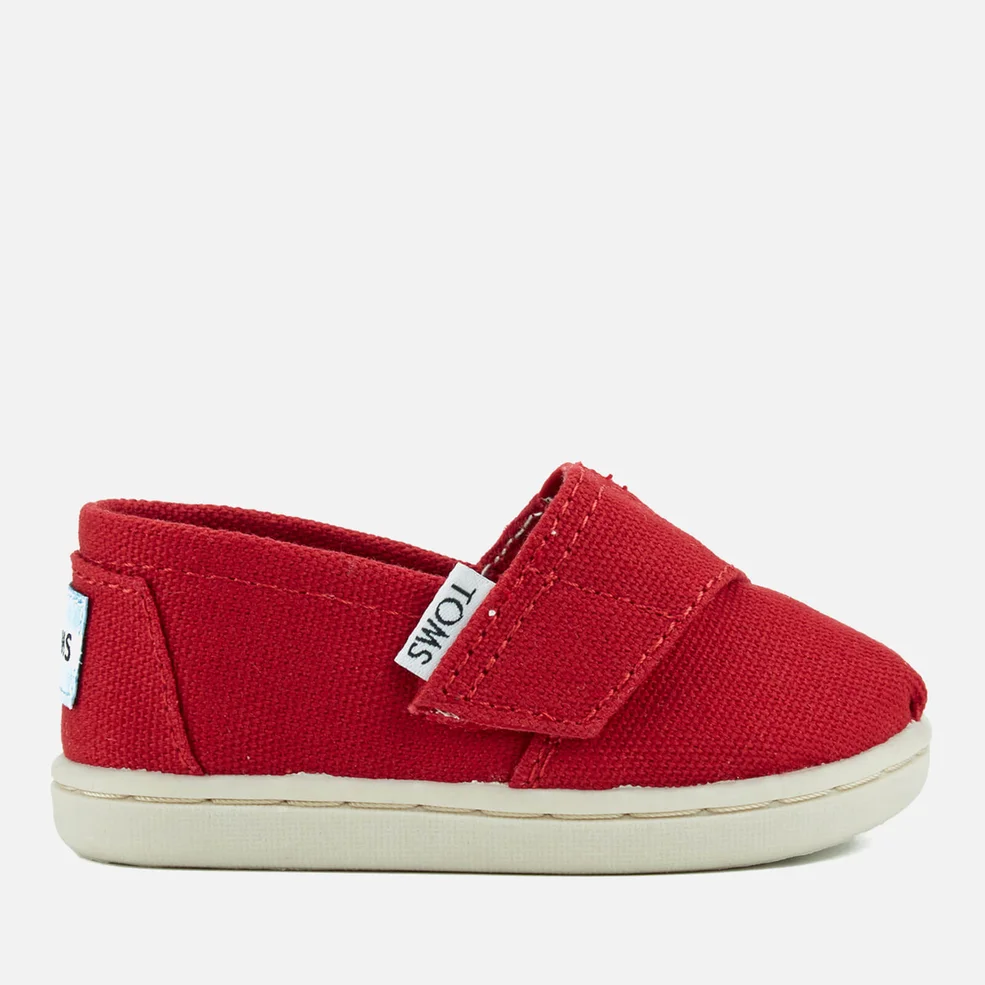 TOMS Toddlers' Seasonal Classics Slip-On Pumps - Red Image 1
