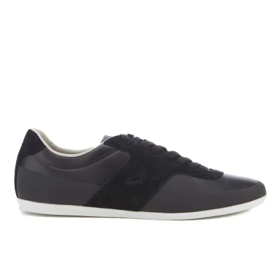 Lacoste Men's Turnier 316 1 Leather/Suede Trainers - Black