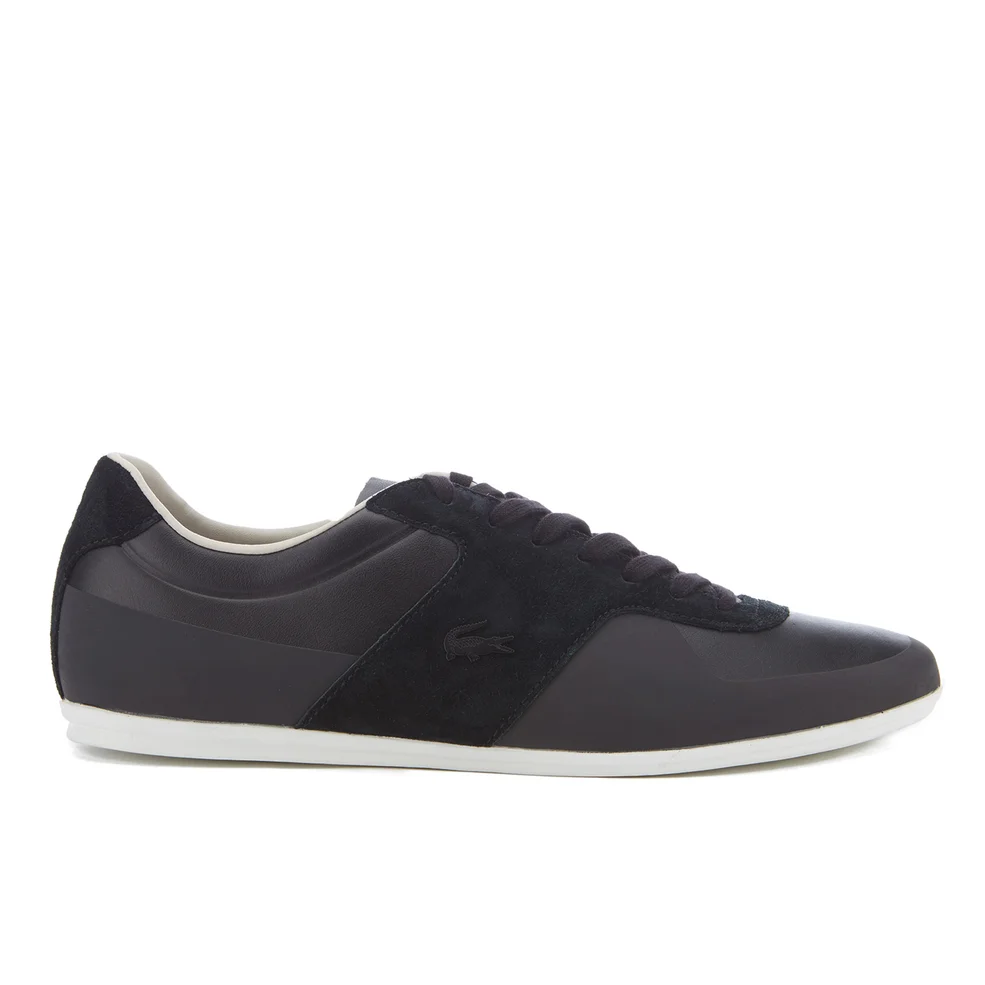 Lacoste Men's Turnier 316 1 Leather/Suede Trainers - Black Image 1