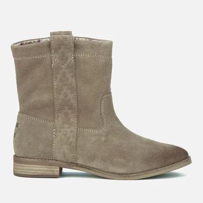 TOMS Women's Laurel Suede Pull On Slouch Boots - Amphora