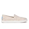 TOMS Kids' Avalon Slip-On Trainers - Natural Cheetah Foil - Image 1