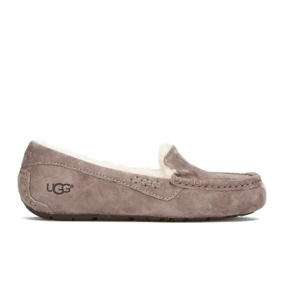 UGG Women's Ansley Moccasin Suede Slippers - Stormy Grey