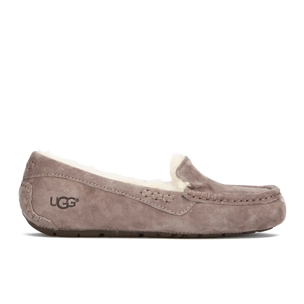 UGG Women's Ansley Moccasin Suede Slippers - Stormy Grey Image 1