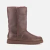 UGG Women's Michelle Leather Classic Slim Sheepskin Boots - Stout - Image 1