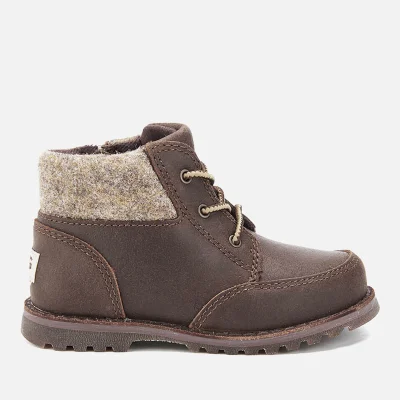 UGG Toddlers' Orin Wool Lace Up Boots - Chocolate