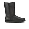 UGG Women's Michelle Leather Classic Slim Sheepskin Boots - Black - Image 1