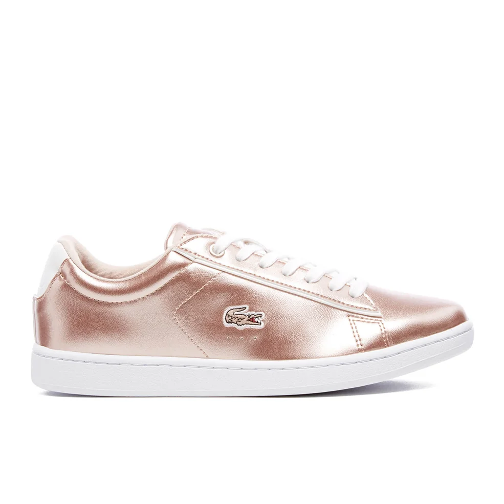 Lacoste Women's Carnaby Evo 316 2 Trainers - Light Pink Image 1