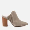 Hudson London Women's Audny Suede Heeled Mules - Taupe - Image 1