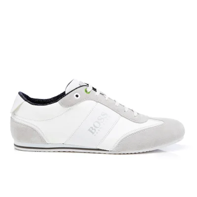 BOSS Green Men's Lighter Low Top Trainers - White