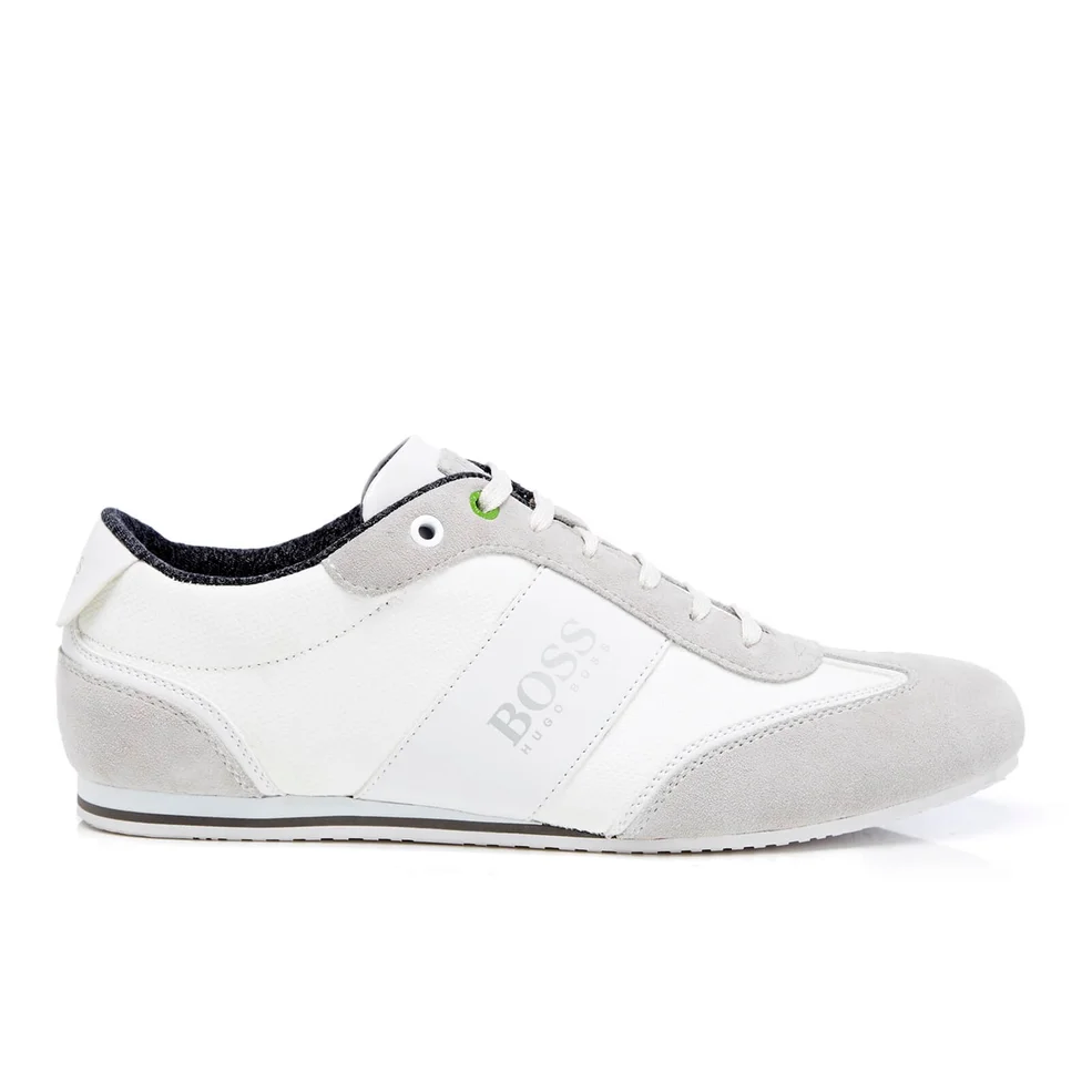 BOSS Green Men's Lighter Low Top Trainers - White Image 1