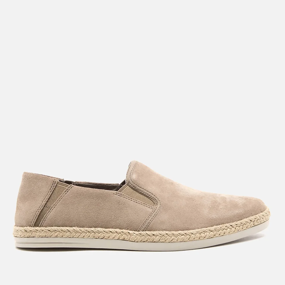 Clarks Men's Bota Step Suede Slip-On Trainers - Sand Image 1