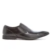 Clarks Men's Bampton Free Leather Slip-On Shoes - Black - Image 1