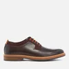 Clarks Men's Pitney Walk Leather Derby Shoes - Dark Brown - Image 1