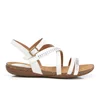 Clarks Women's Autumn Peace Leather Strappy Sandals - White - Image 1