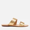 Loeffler Randall Women's Clem Double Strap Flat Sandals - Gold - Image 1