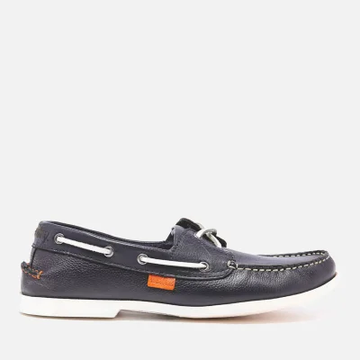 Superdry Men's Leather Boat Shoes - Navy
