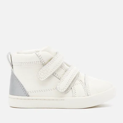 UGG Toddlers' Rennon Reflective Leather Hi-Top Trainers - Water Lily